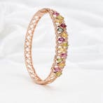 Sans prix de réserve - Bracelet Plaqué or Tourmaline -