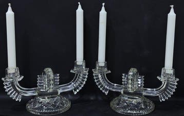 Kandelaber Monumentale kristallen kandelaars (2) - Kristal