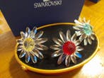 Swarovski - Beeldje - Magrieten rood geel en groen (3) -, Antiek en Kunst, Curiosa en Brocante