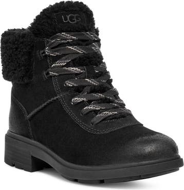 UGG Harrison Cozy Lace Dames Laarzen - Black - Maat 36, Verzenden, Nieuw