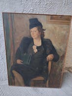 Leo Masinelli (1902-1983) - Ritratto donna, Antiek en Kunst