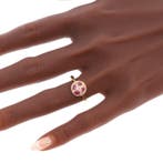 Ring - 18 karaat Geel goud - 0.70ct. tw. Robijn - Diamant -, Nieuw