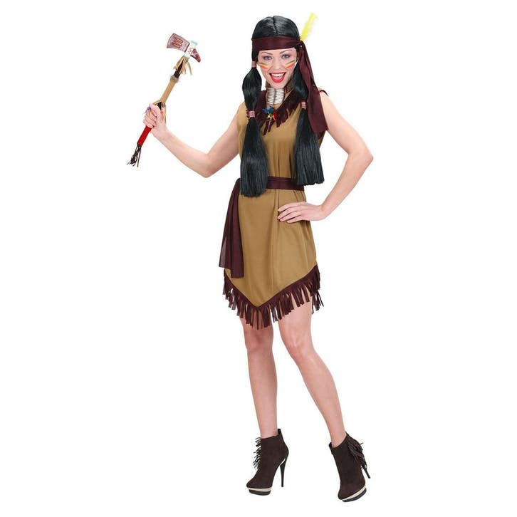 Indiaanse Jurk Dames Franjes, Kleding | Dames, Carnavalskleding en Feestkleding, Nieuw, Verzenden