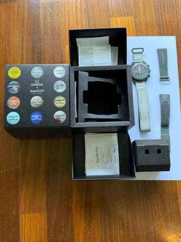 Omega x Swatch - MoonSwatch - Mission to Mercury - Zonder, Nieuw