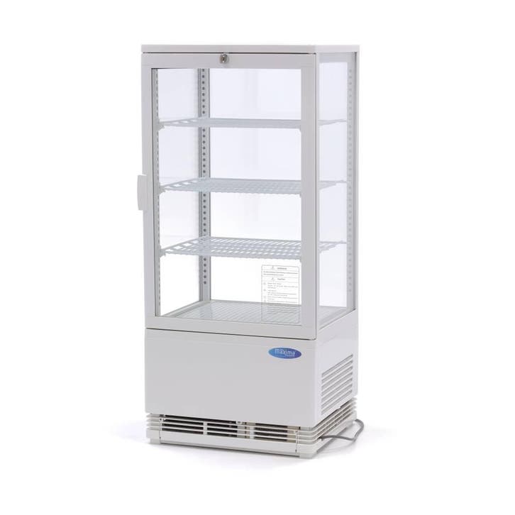 Vitrine réfrigérée - 78 L - 43 cm - blanc, Zakelijke goederen, Horeca | Keukenapparatuur, Verzenden