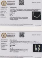 Ensemble de bijoux 2 pièces - 14 carats Or jaune - 1.48ct.