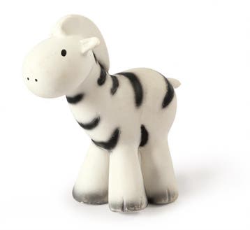 TIKIRI TOYS | Bijt- en Badspeelgoed met Rammelaar - Zebra, Ophalen of Verzenden