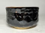 Shinzan Kiln “Nejde Tenmoku” Tea Bowl with Original Signed