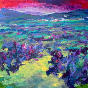 Vitality - Campos de Lavanda en la Provenza al Atardecer
