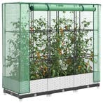 vidaXL Plantenbak verhoogd met kashoes 120x40x123 cm, Verzenden, Nieuw