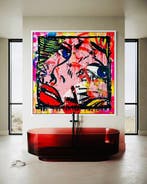 Mikko - Blue Eyes Lady On Kandinsky Masterpiece - XL