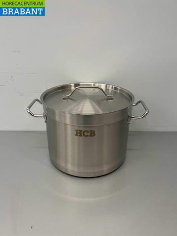 HCB RVS Soeppan Kookpan Pan Inductie 25 x 18 cm 9 liter, Ophalen of Verzenden, Nieuw in verpakking