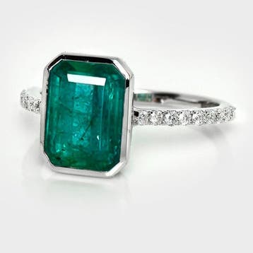Sans prix de réserve - Bague - 14 carats Or blanc, IGI 2,69, Nieuw