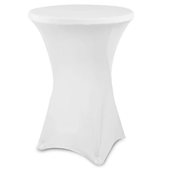 Tafelhoes | Statafel Ø800mm | Polyester/Elastaan | Wit |, Zakelijke goederen, Horeca | Keukenapparatuur, Nieuw in verpakking, Verzenden