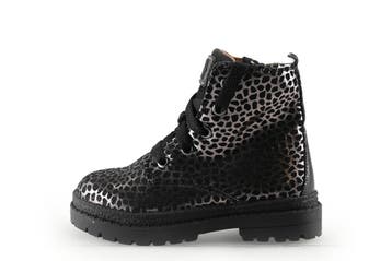 Nelson Veterboots Meisjes in maat 24 Zwart, Kinderen en Baby's, Verzenden, Jongen of Meisje, Schoenen, Zo goed als nieuw