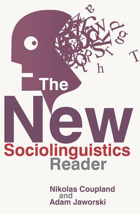 The New Sociolinguistics Reader 9781403944153, Livres, Langue | Anglais, Envoi