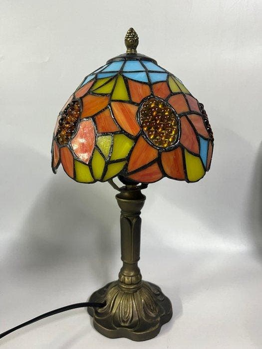 Lampe de bureau - Verre - Lustre, Antiquités & Art, Art | Objets design
