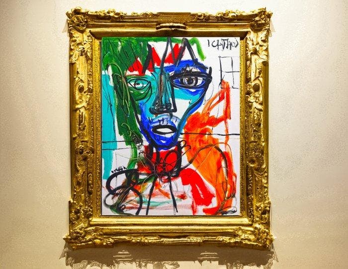 0xec6d0 (XX-XXI) - Expresso, Antiek en Kunst, Kunst | Schilderijen | Modern