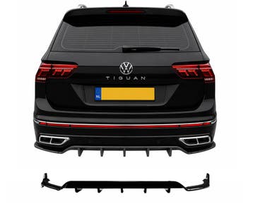 Diffusersplitter | geschikt voor Volkswagen | Tiguan 2021-20, Verzenden