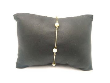 Bracelet - 18 carats Or jaune Perle