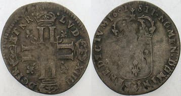 15 Deniers 1692 Frankreich Ludwig Xiv 1643-1715, Postzegels en Munten, Verzenden, België