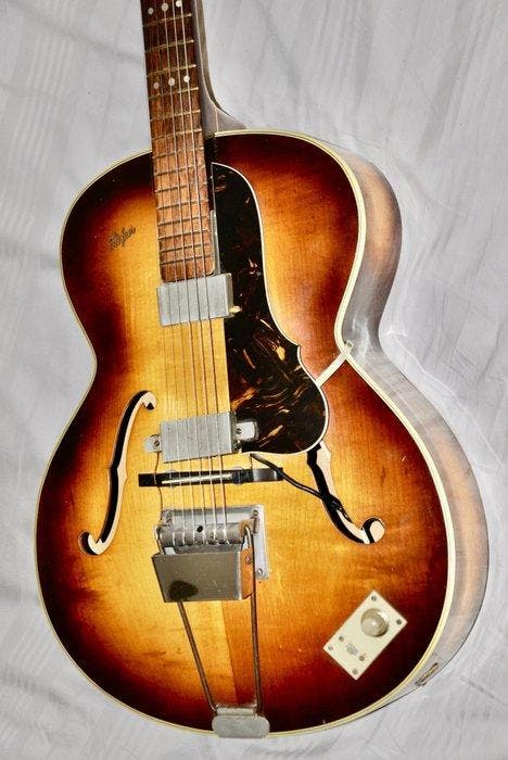 Höfner - Höfner Senator Electric Brunette, (1958) - -, Muziek en Instrumenten, Snaarinstrumenten | Gitaren | Akoestisch
