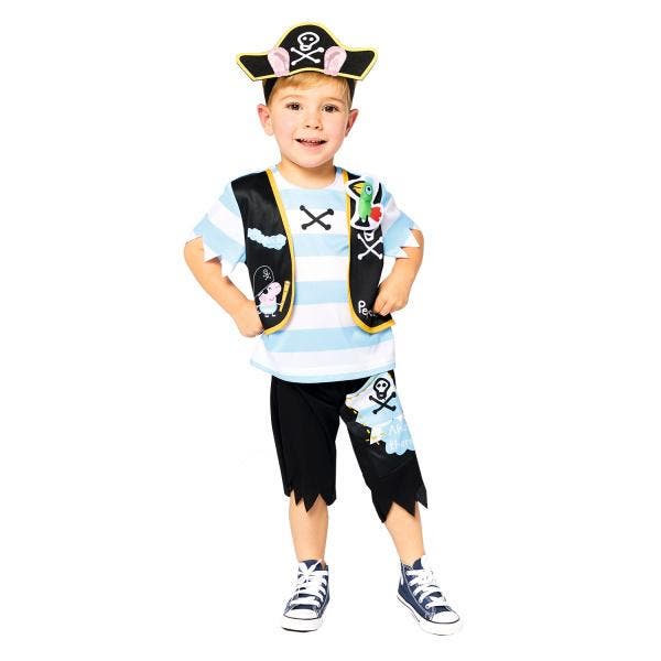 Kind Kostuum Peppa Pig George Pirate, Kinderen en Baby's, Carnavalskleding en Verkleedspullen, Nieuw, Verzenden