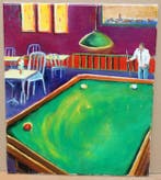 Ecole française (XX) - Silence autour du billard - NO, Antiek en Kunst