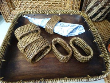 Panier (20) - rotin / rotan - 20 pièces en rotin