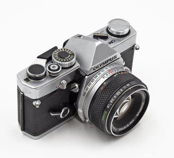Olympus om1 + 50mm f1.8 Analoge camera, Audio, Tv en Foto, Nieuw