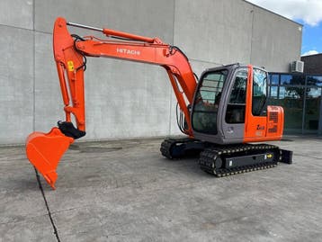 Veiling: Midigraafmachine Hitachi ZX60 Diesel 2011, Ophalen