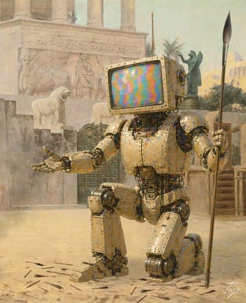 Teejo (1992) - The Diversion of an Artificial King XL, Antiek en Kunst