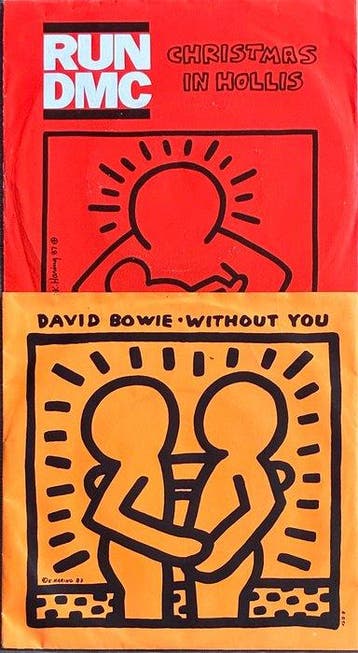 Keith Haring (1958-1990) - Art Cover - David Bowie & Run DMC