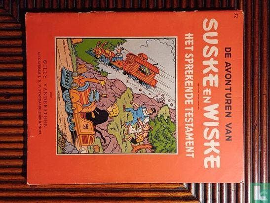 Suske en Wiske - Het sprekende testament - 1958, Boeken, Stripverhalen, Gelezen, Eén stripboek, Verzenden