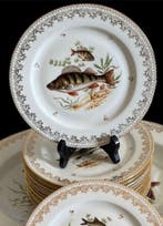 B & C Limoges - Service à poisson (12) - Porcelaine