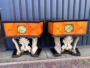 Nachtkastje (2) - Hout - Nachtkastjes in klassieke stijl