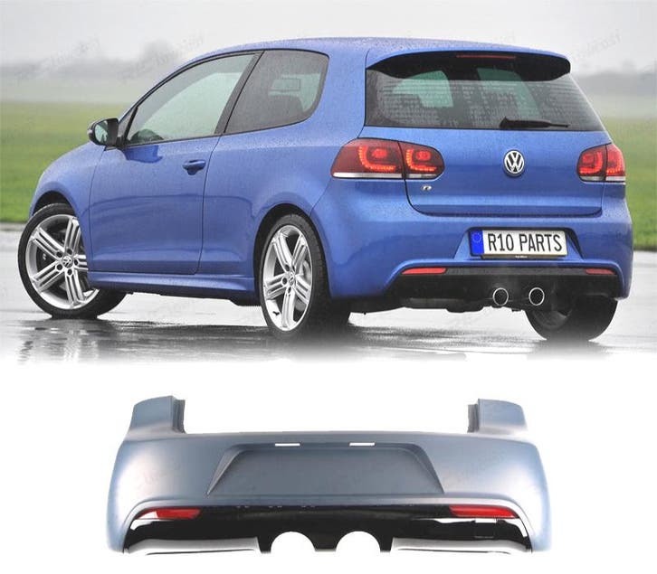 PARE CHOCS ARRIÈRE VOLKSWAGEN VW GOLF 6 08-12 LOOK R20, Auto-onderdelen, Carrosserie, Verzenden