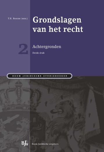 Grondslagen van het recht 2: Achtergronden / Boom Juridische, Boeken, Studieboeken en Cursussen, Verzenden, Zo goed als nieuw