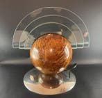 Tafellamp - Metaal, Kristal, Radica di noce - Wortelkluit 18