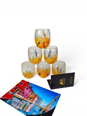 MurArt - MurArt - Drinkset (6) - Glas - Murrine Millefiori