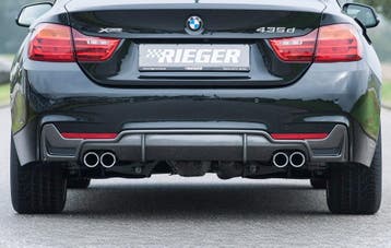 Rieger diffuser | geschikt voor BMW 4-Serie F32 / F33 / F36, Verzenden