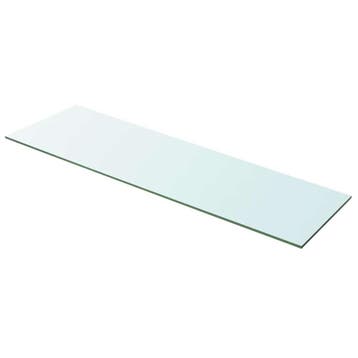 vidaXL Wandschap transparant 100x30 cm glas, Maison & Meubles, Verzenden