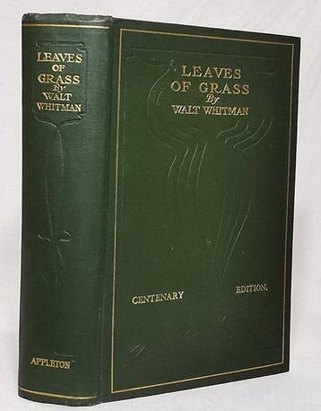 Walt Whitman - Leaves of Grass (Centenary Edition) - 1923