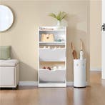 2dekans | Yaheetech Schoenenkast Wit – 50 x 17 x 108,5 cm –, Huis en Inrichting, Kasten | Schoenenkasten, Ophalen of Verzenden