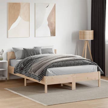 Houten bedframe 120x190 | Retour deal | Sla je slag, -41%!, Overige kleuren, Verzenden, 190 cm of minder, Zo goed als nieuw