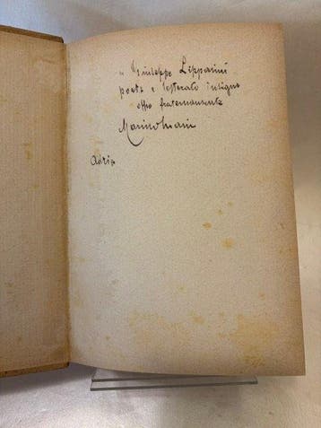 Signed; Marin Marino - (dedica) Le opere e i giorni.