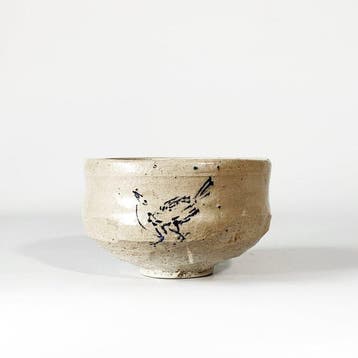Suizenji Izu - Kji () - Chawan - Steengoed - Bird Matcha