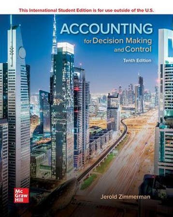 ISE Accounting for Decision Making and Control 9781260565478, Verzenden, Gelezen, Jerold Zimmerman