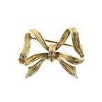 Gouden broche; Strik, Handtassen en Accessoires, Broches, Ophalen of Verzenden, Gebruikt, Overige kleuren, Goud