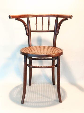 Stoel - nr 98 - Hout, Rattan